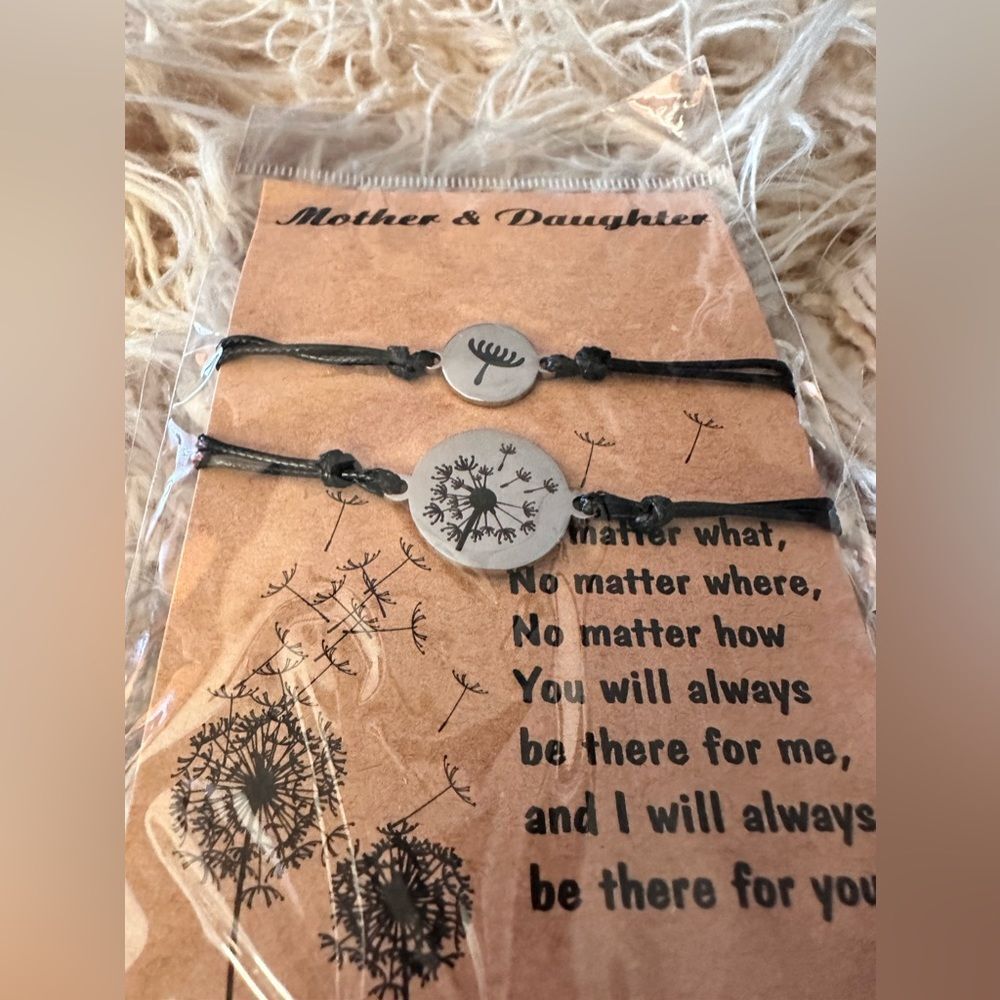 Mother Daughter Bracelet Set 🌲 Stocking Stuffer NWT - Picture 6 of 8